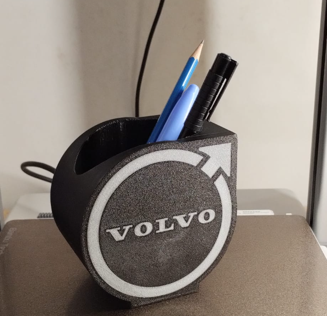 Volvo pencil holder