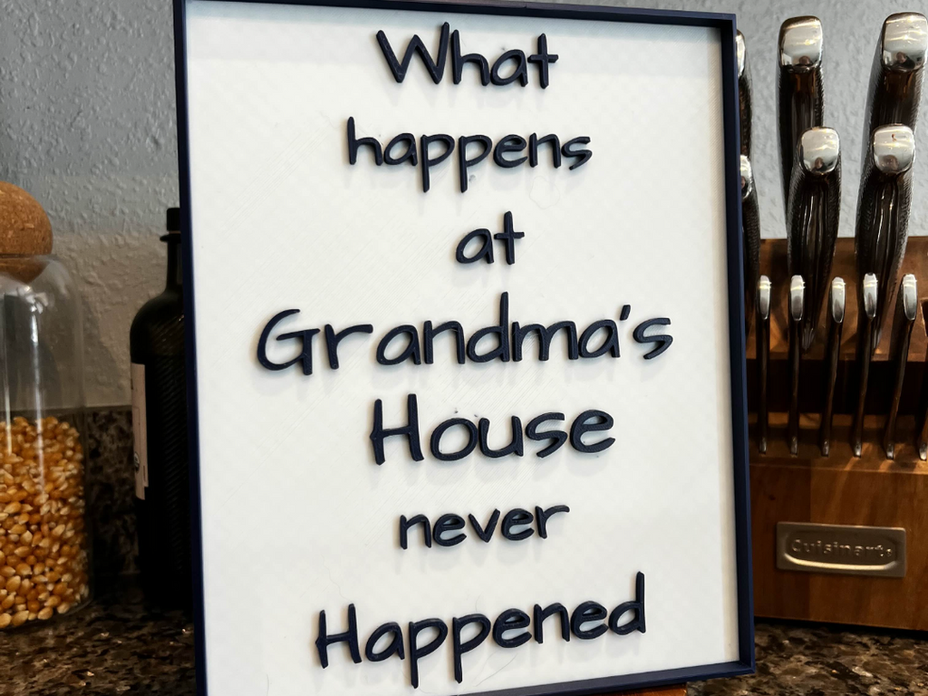 Grandmas House Sign