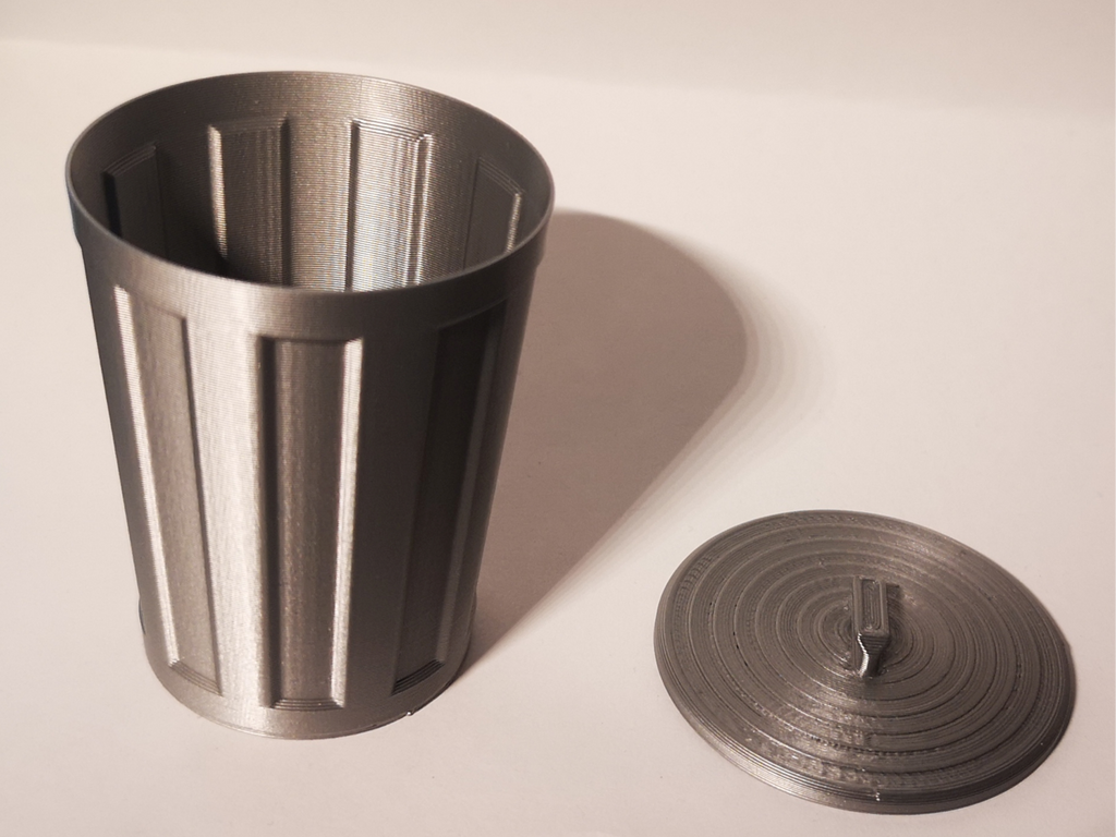 Vase Mode Trash Can
