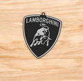 Lamborghini logo keychain