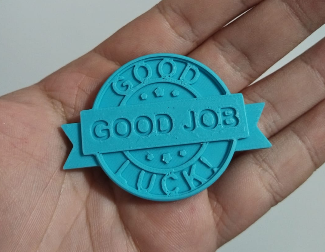 Good Job / Good Luck Medal Badge Coin