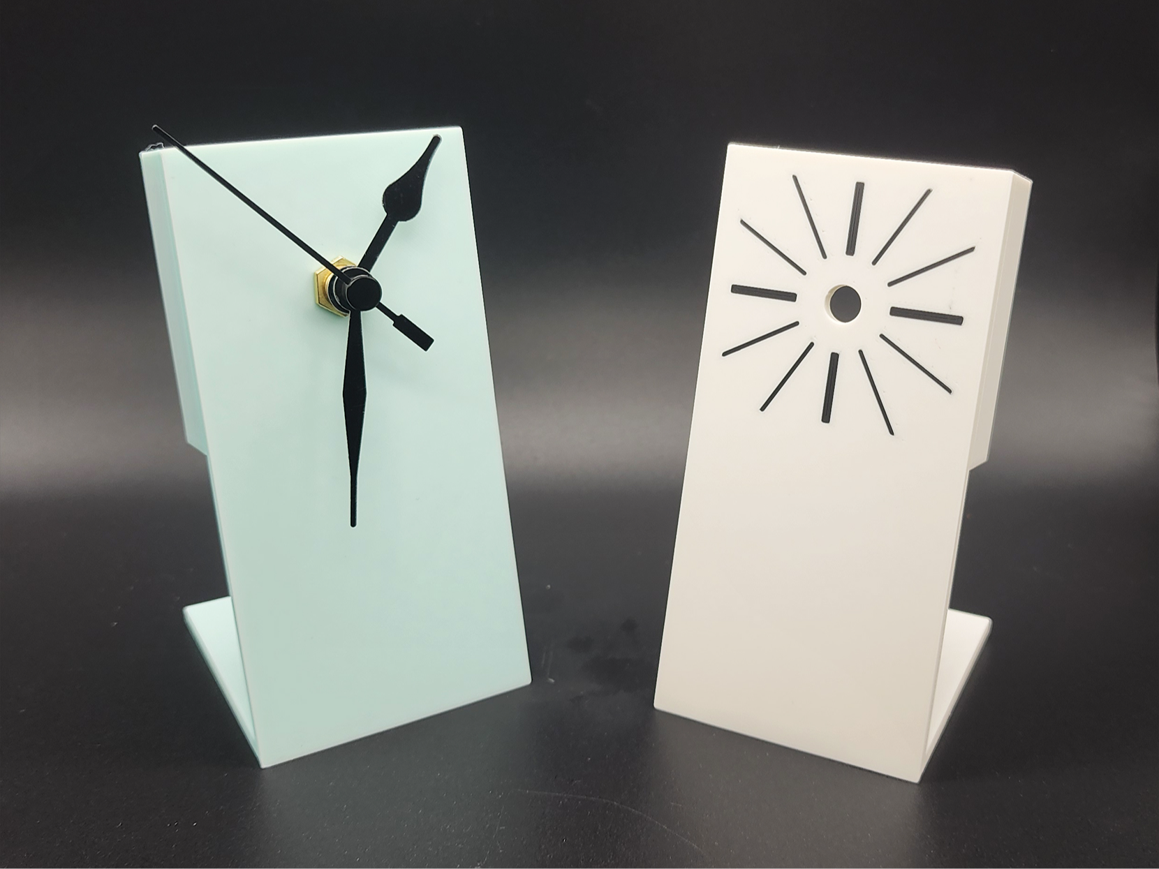 Minimalist Desk Clock 3 Models for Bambu Kit 011