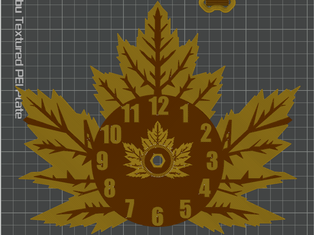 Ahorn Uhr