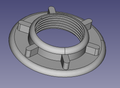 E27 lamp fixture 40mm nut