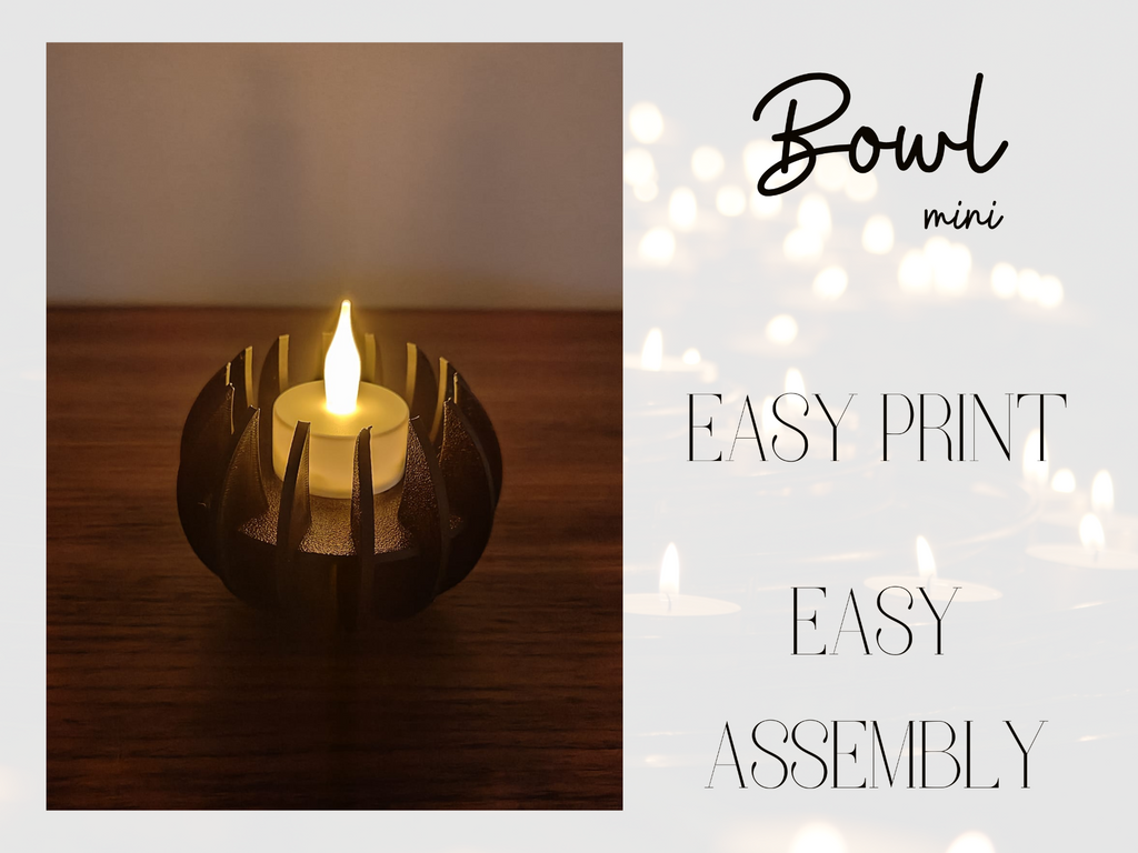 Modern Candlelight Collection: Bowl mini