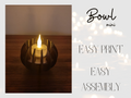 Modern Candlelight Collection: Bowl mini