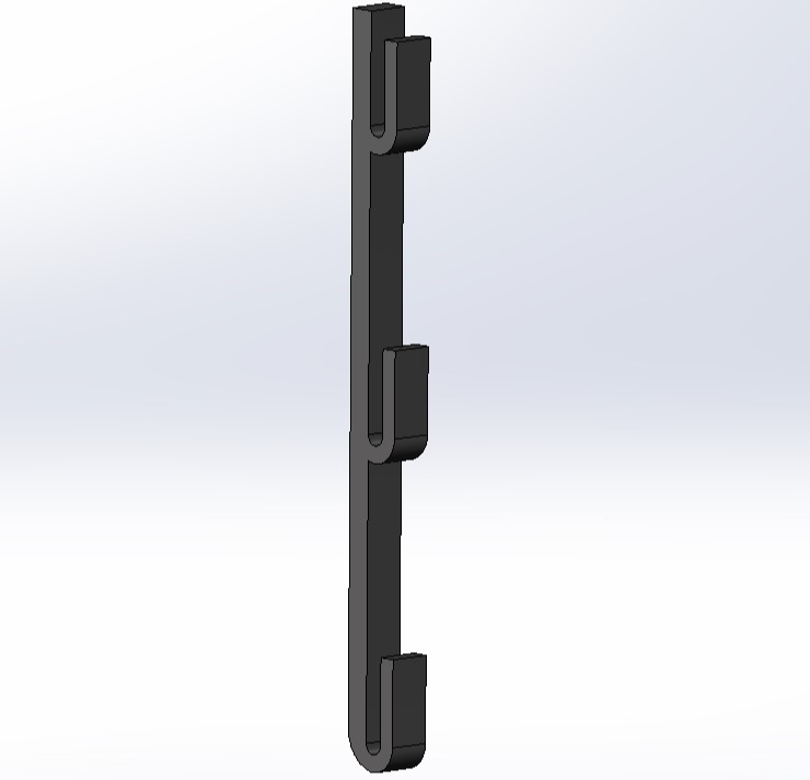 Safety Glasses Holder x3, Wall Mountable