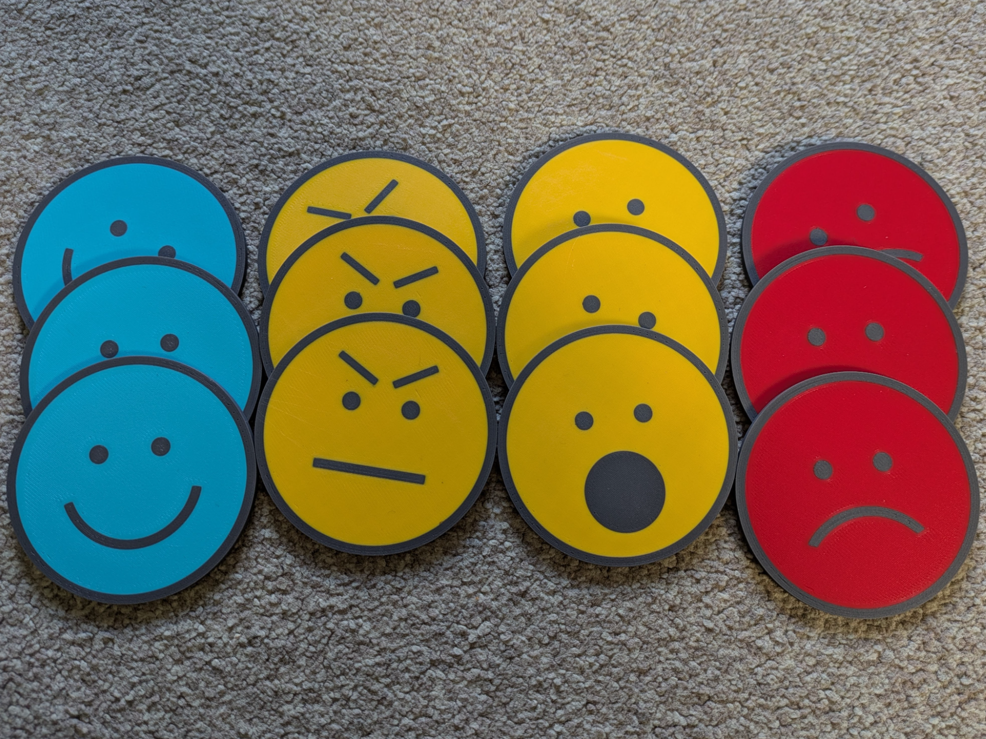 Colourful Face Emotion Tokens
