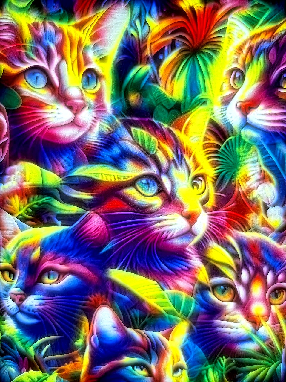 Cats CMYK Litophane