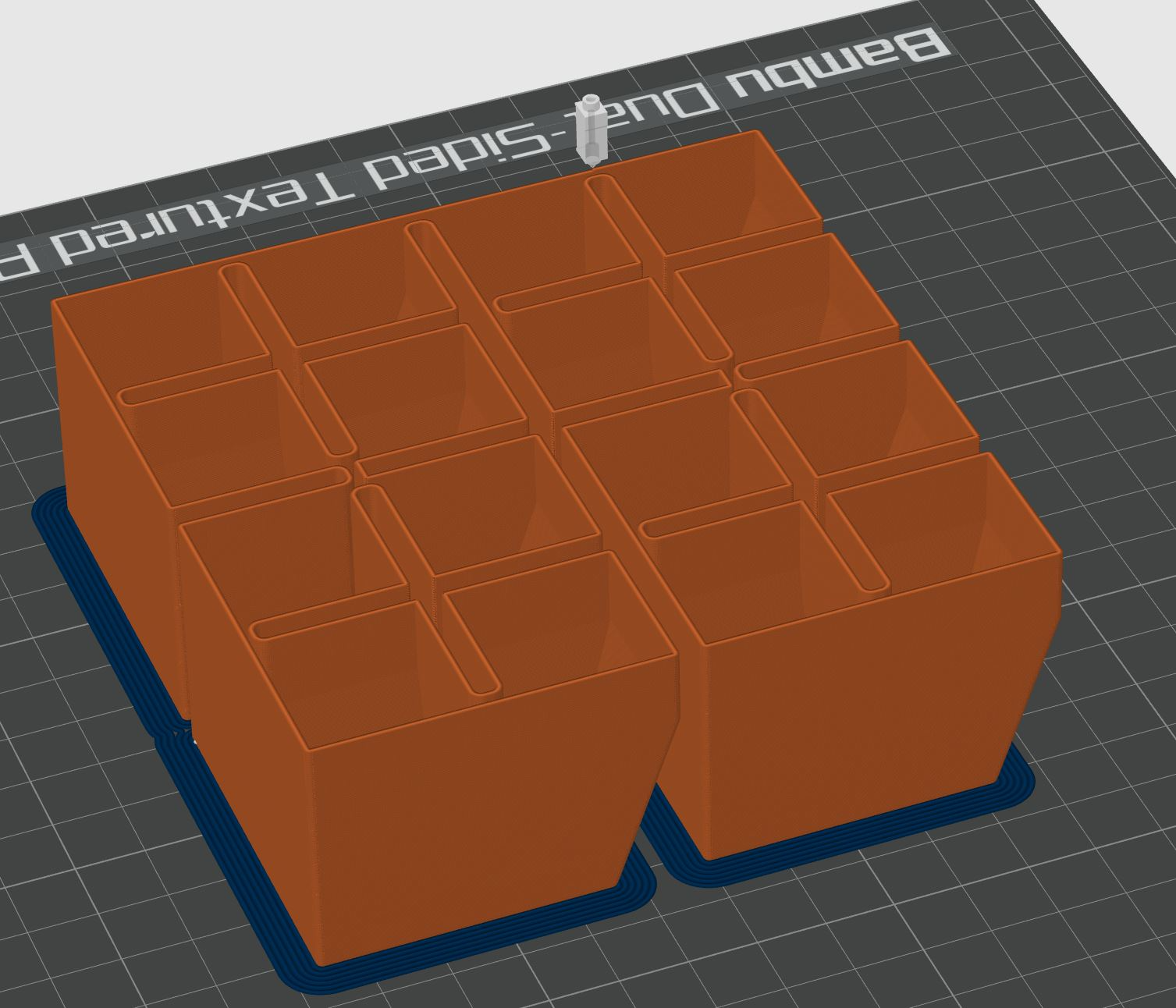 Small 4x4 Seed Starting Tray for Vase Mode Printing
