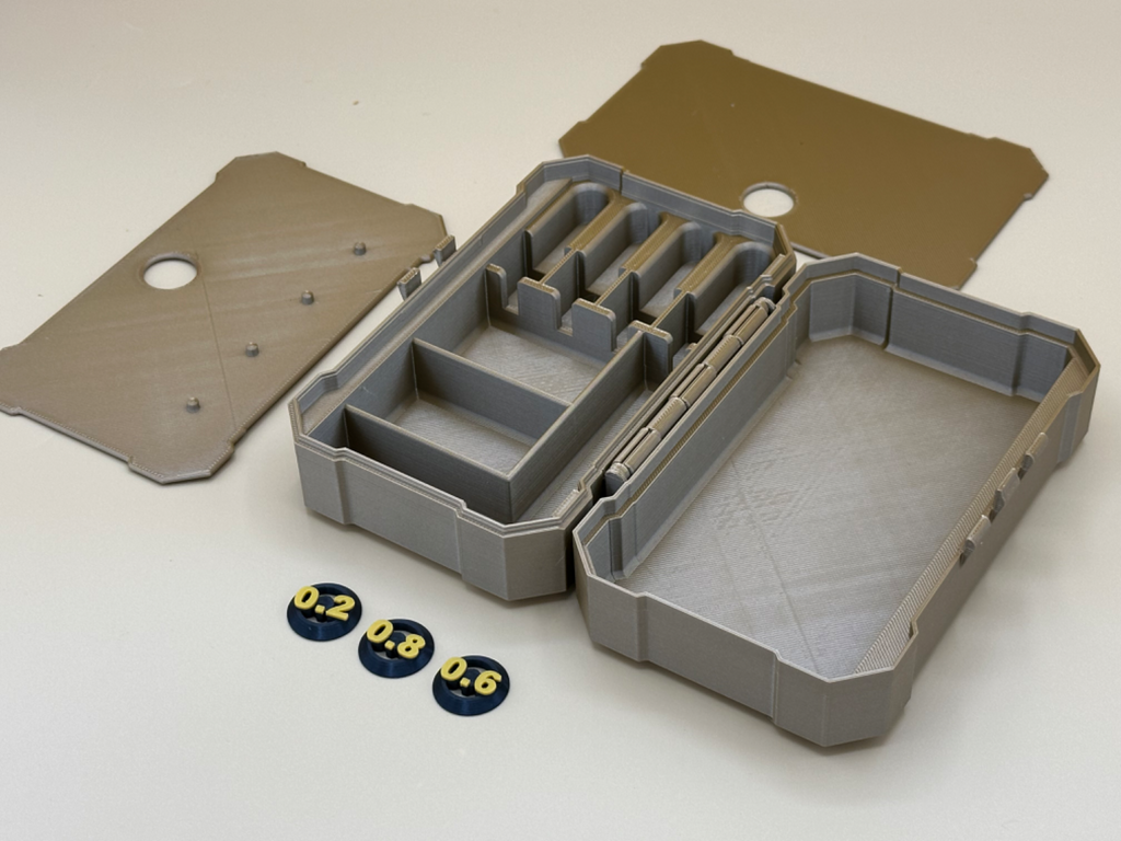 "Print-in-Place" Tool-Accessory Box for A1/2 Serie