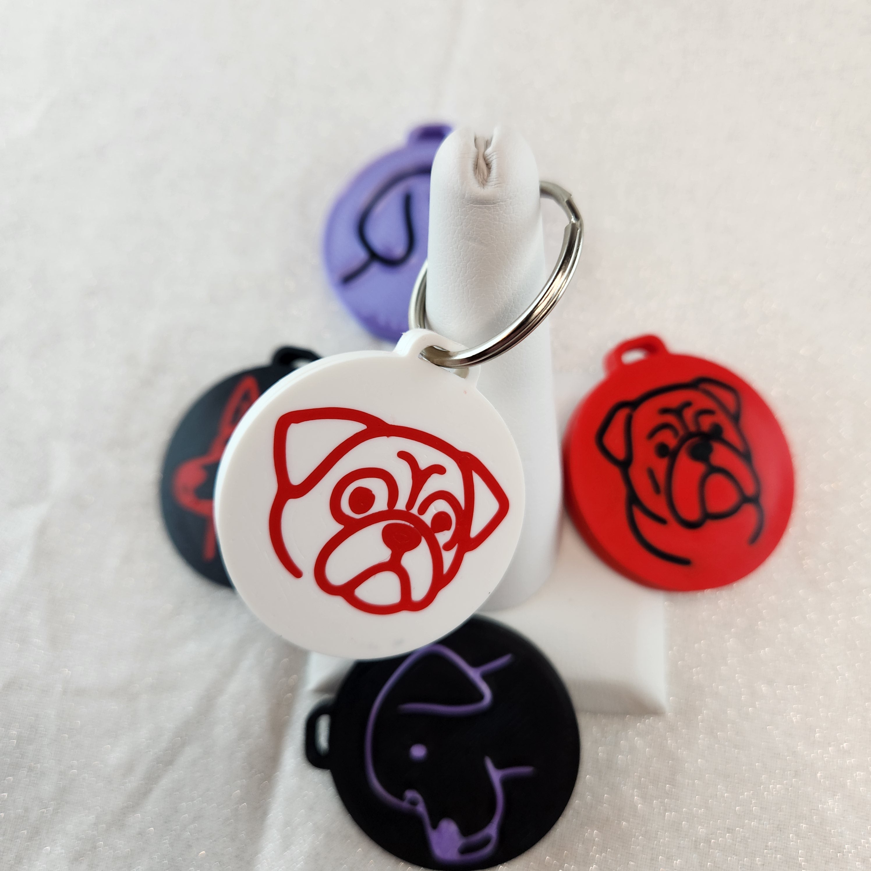 NFC Dog Tag 5 Dog Set for Commercial Use