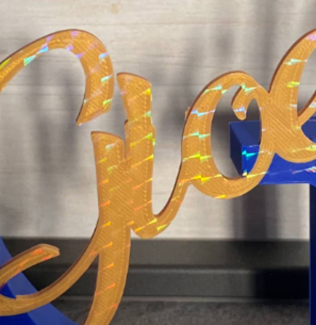 3D letter with name,lettera 3d con nome
