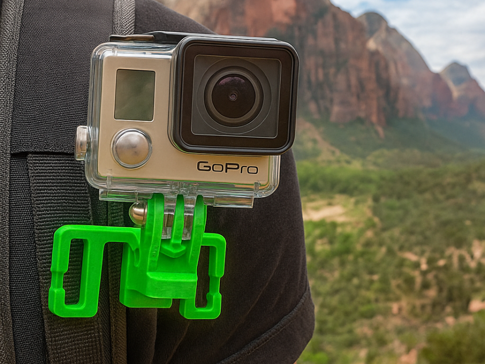gopro backpack mount