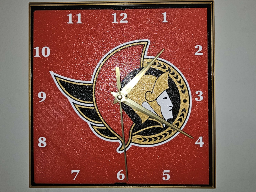 Ottawa Senators Clock Face