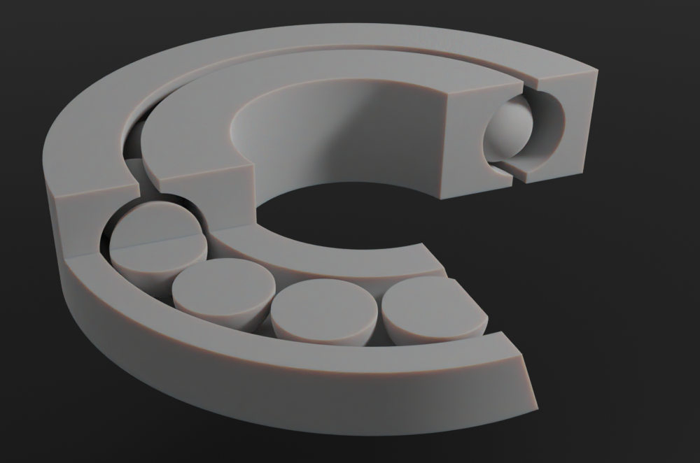 Ball Bearing Print-In-Place (Small - 24 mm)