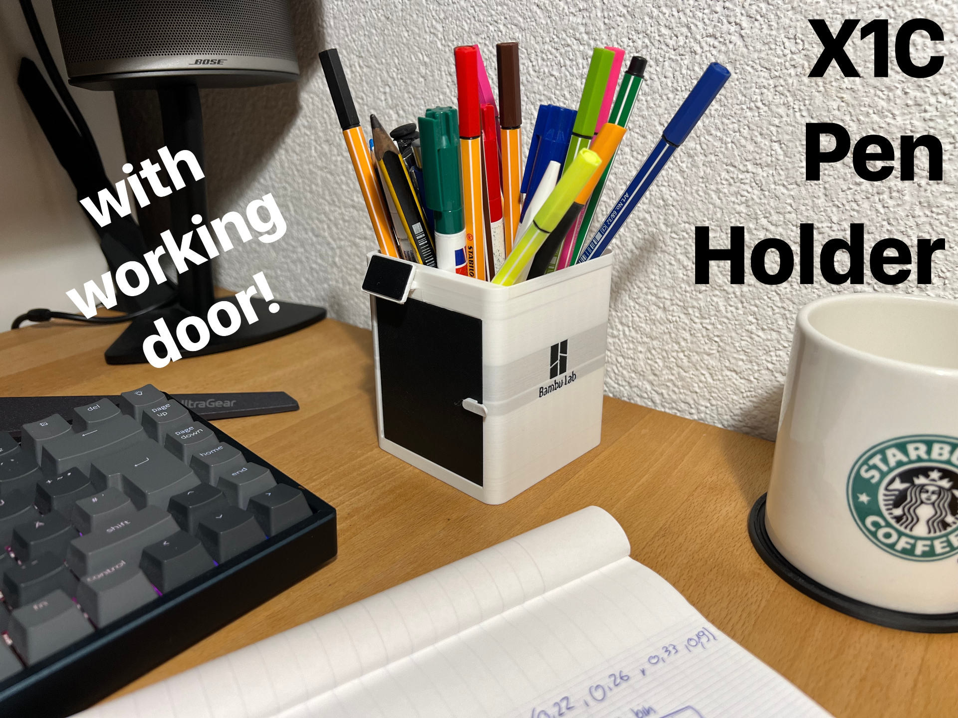 Bambulab X1C Pen Holder