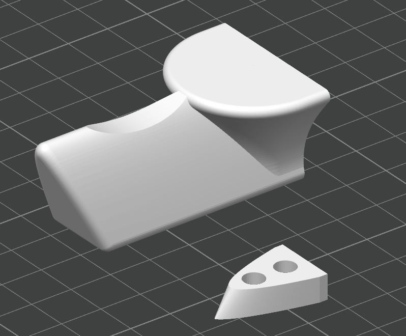 Discrete wall holder for glasses