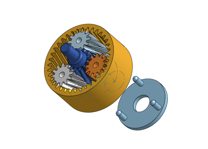 Desktop Planetary Gear Fidget Toy