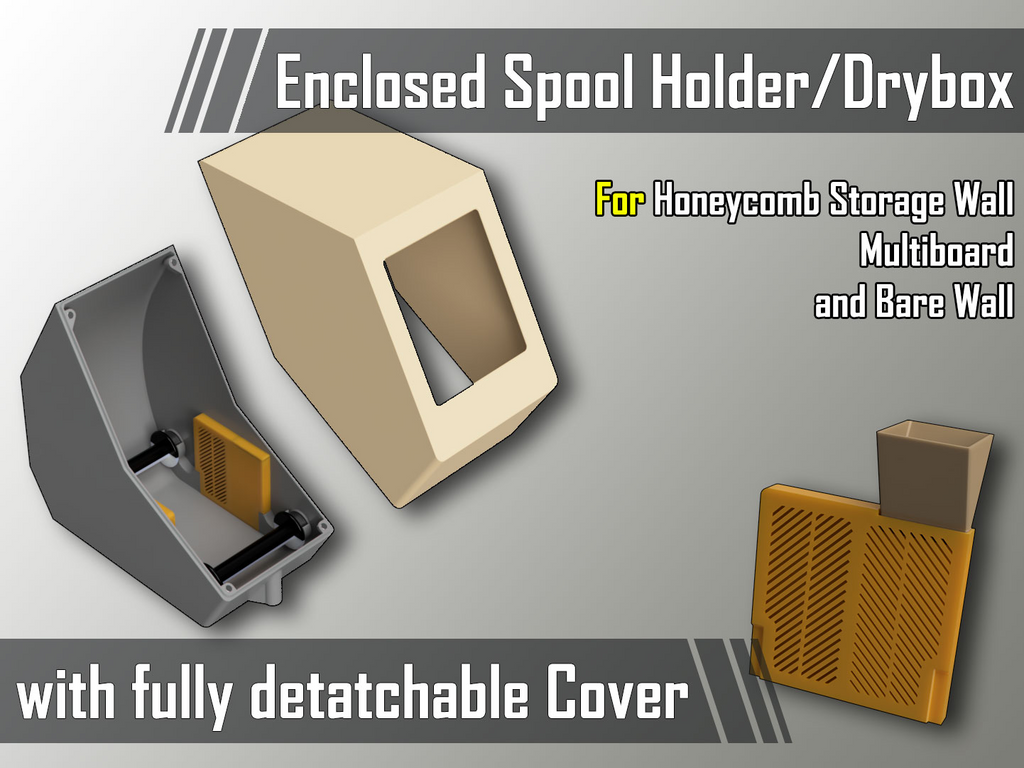 Enclosed Spool Holder / Drybox (2nd version)
