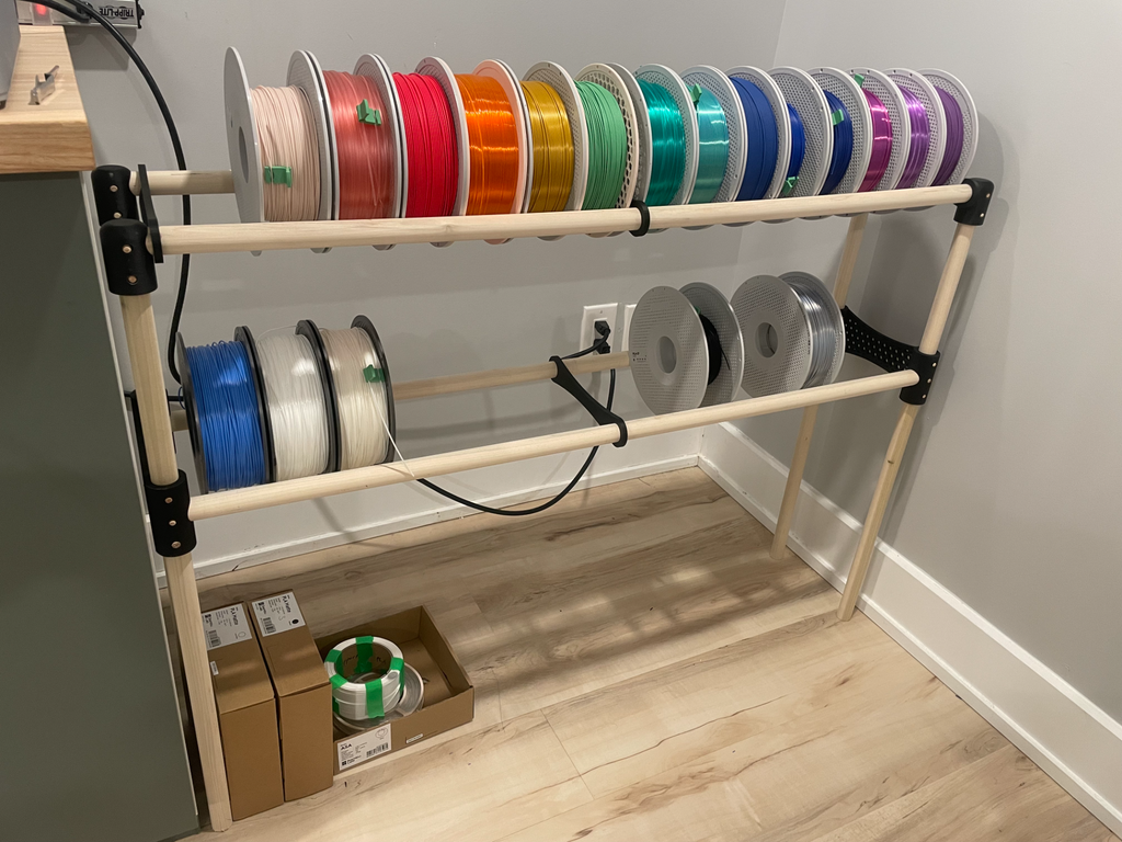 Stylish Filament Shelf (no screws!)