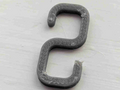 Small hook for hanging lights on net curtain rail