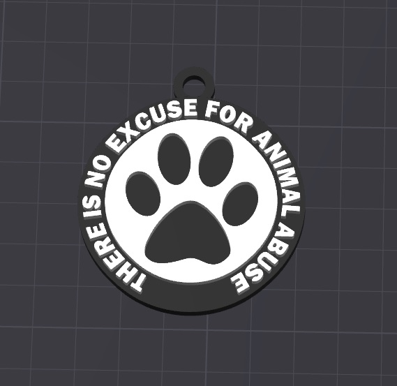 no excuse animal keychain/charm(free commercial)