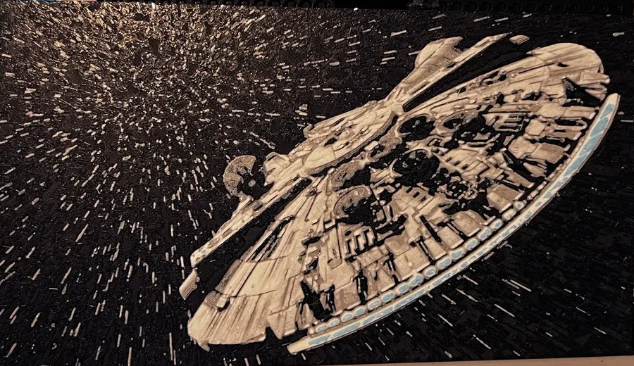 Millennium falcon Hueforge