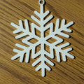 Snowflake Ornament 2 Fast Print ~20 mins