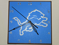 Detroit Lions Clock Face