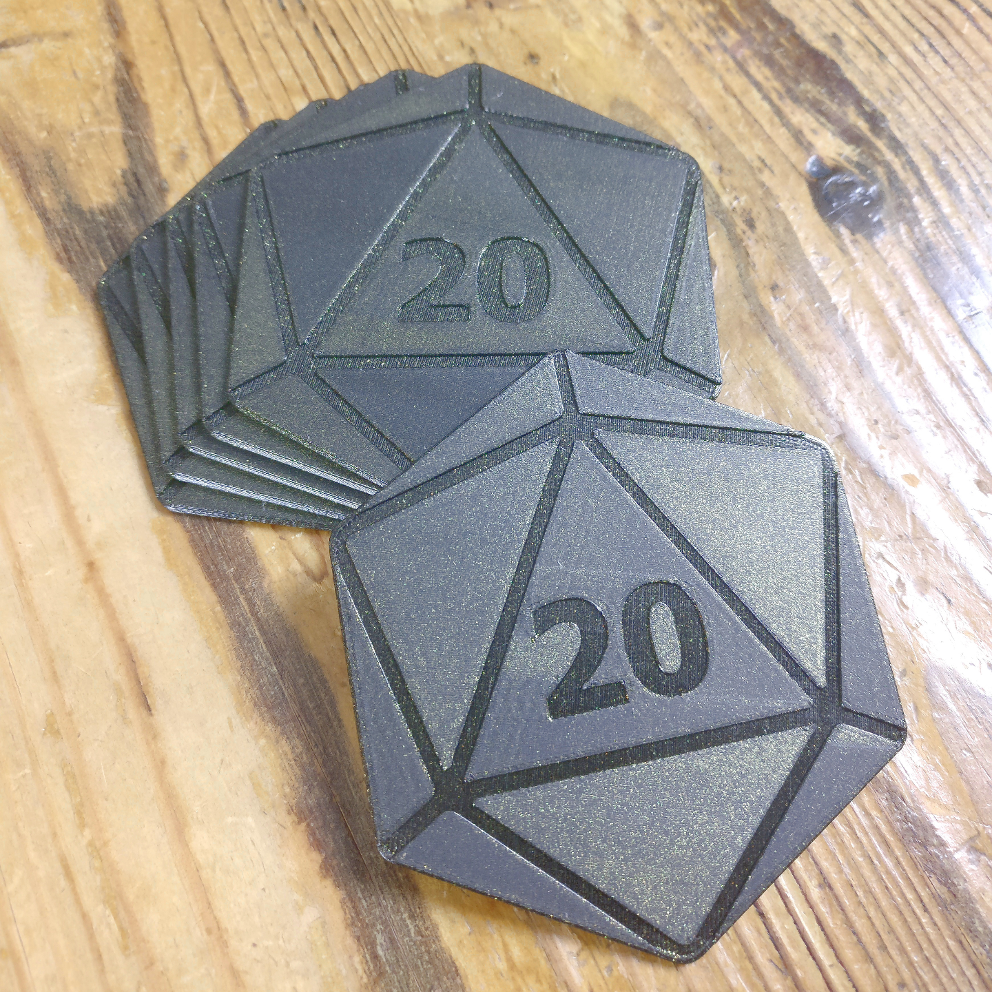 D20 Coasters