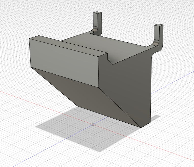Pegboard Small Square Hanger