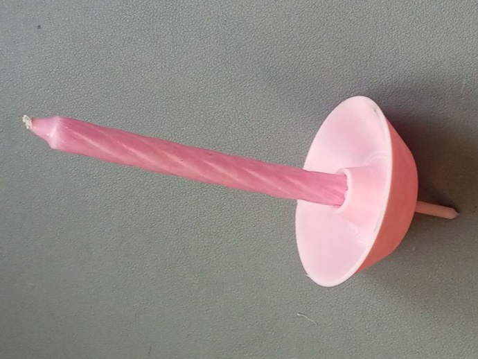 Candle Holder for Cakes – No More Wax Mess!