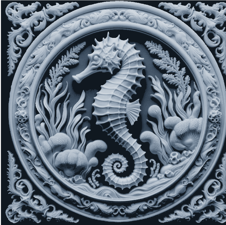 Sea Horse - HueForge