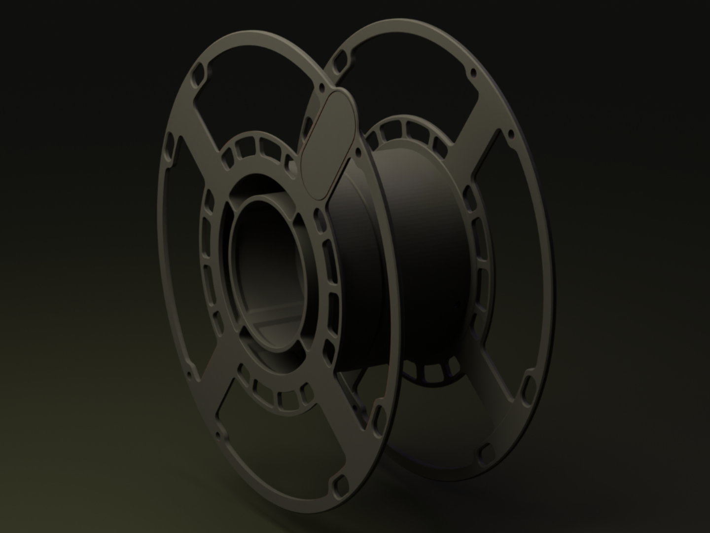 Custom Bambulab filament spool (18cm)