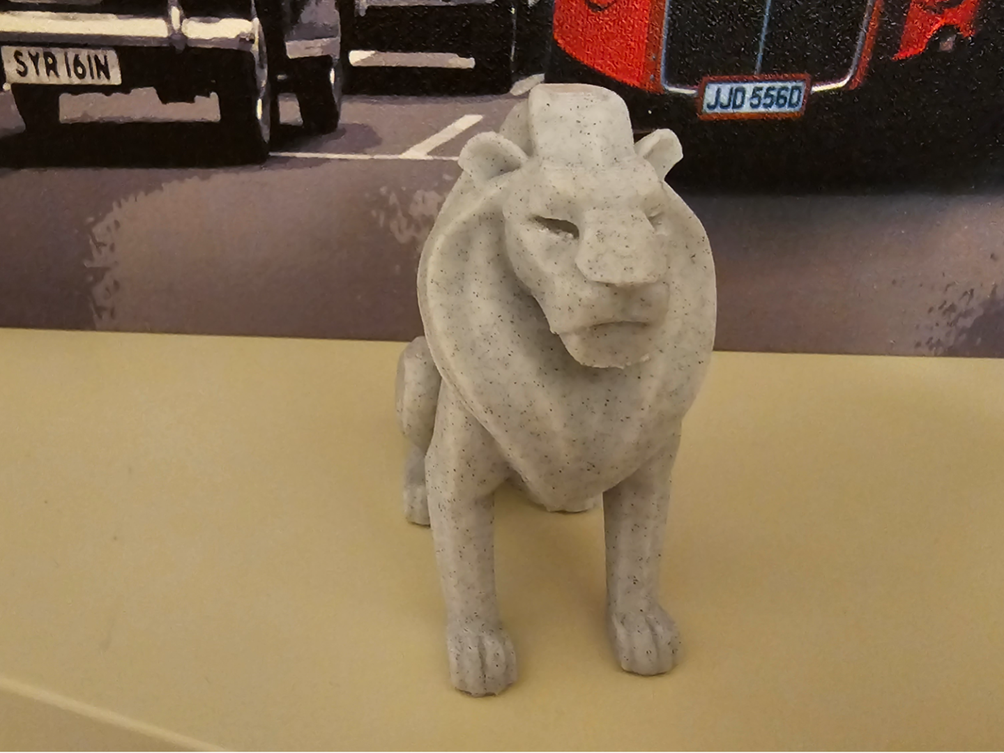 Lion sculpture