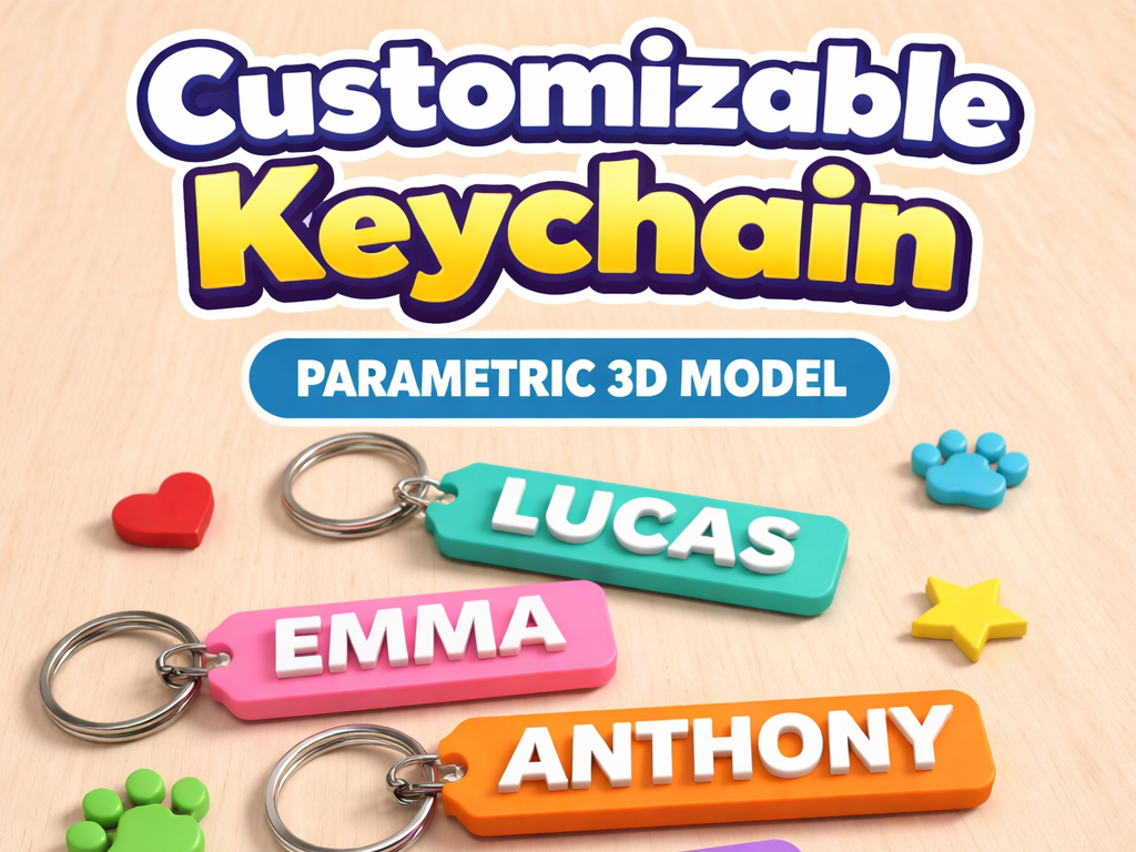 Customizable keychain