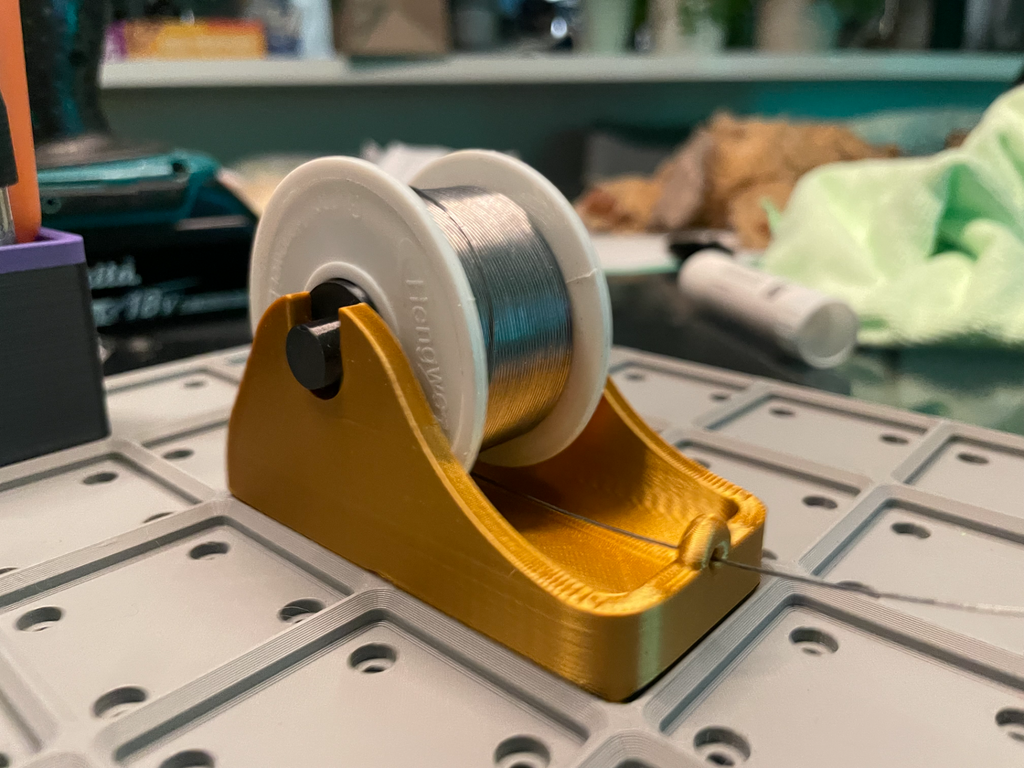 Gridfinity Solder Holder station, 1x2 format.
