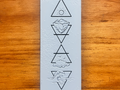 Geometry of Nature Hueforge bookmark