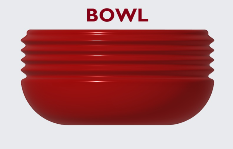 Groovy bowl