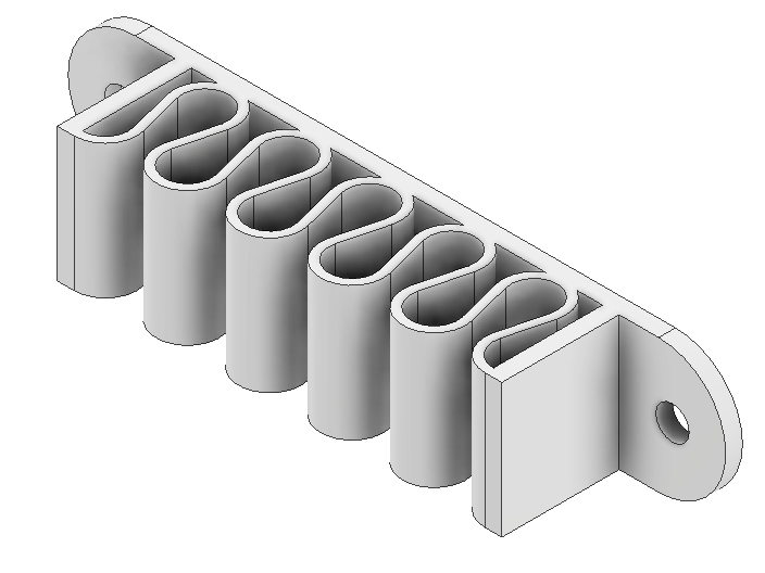 Cable Holder with screw holes