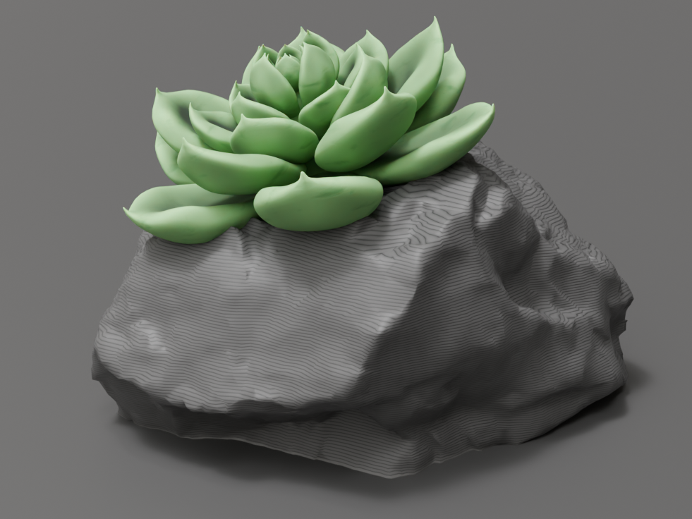 rockpot flowerpot