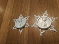 FROZEN anna e elsa snow flake - christmas