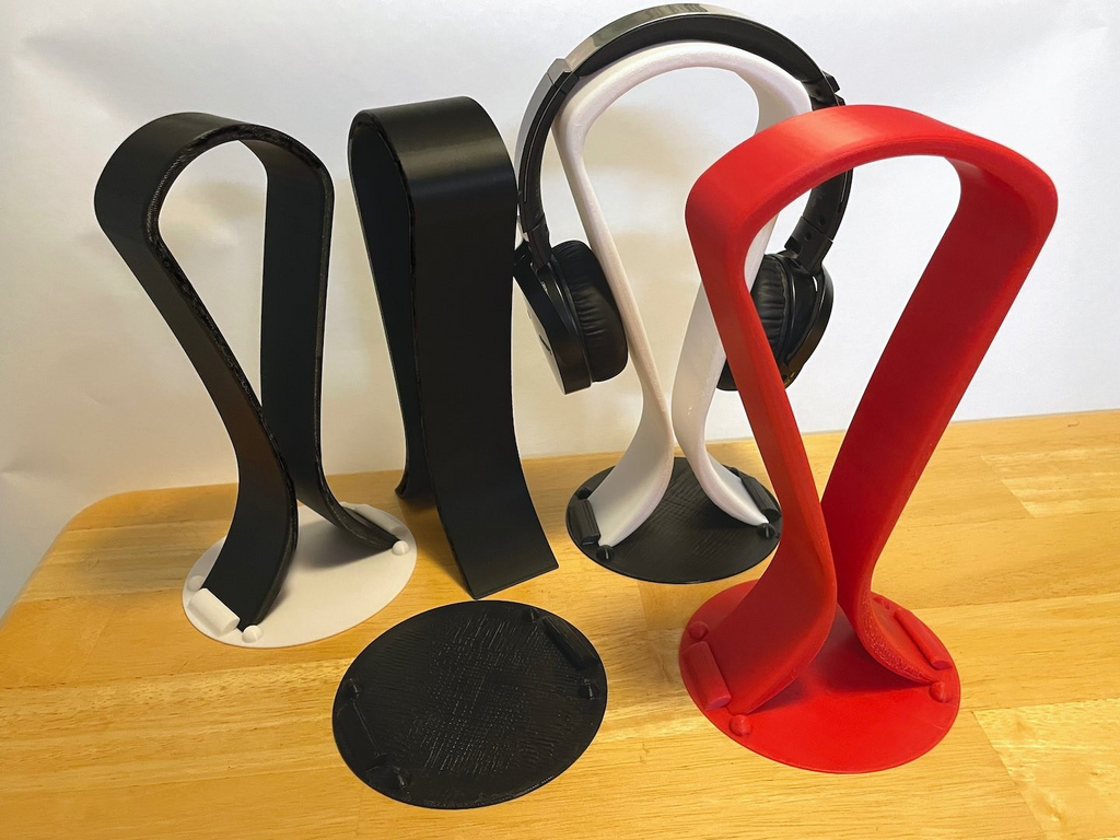 Hairpin Headphone Stand with optional foot