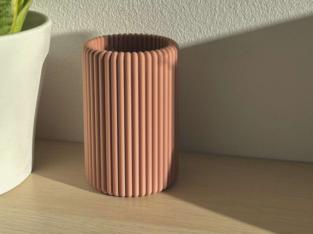 Ribbed Pot For Pens/pencils