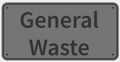General Waste Sign