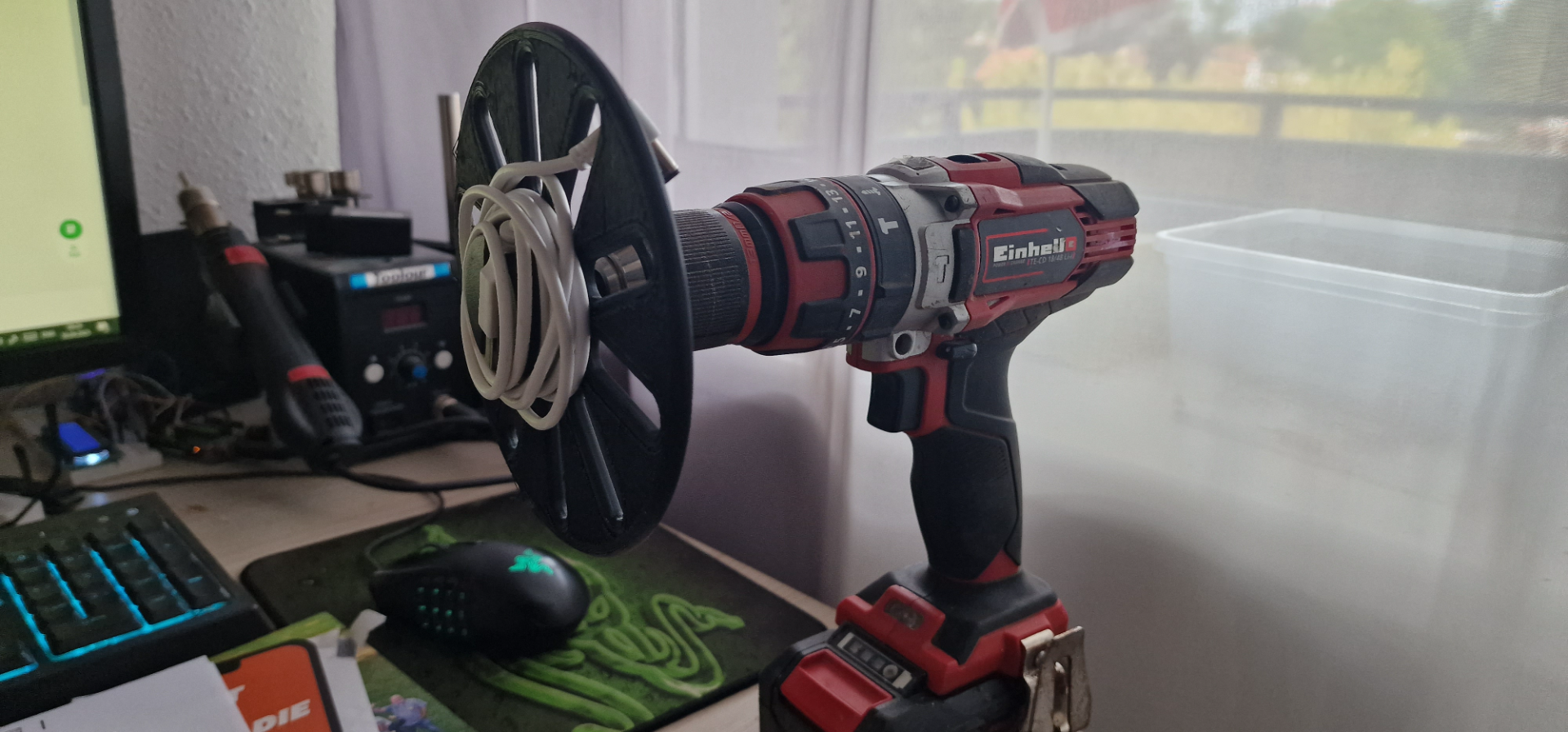 Cable spooler