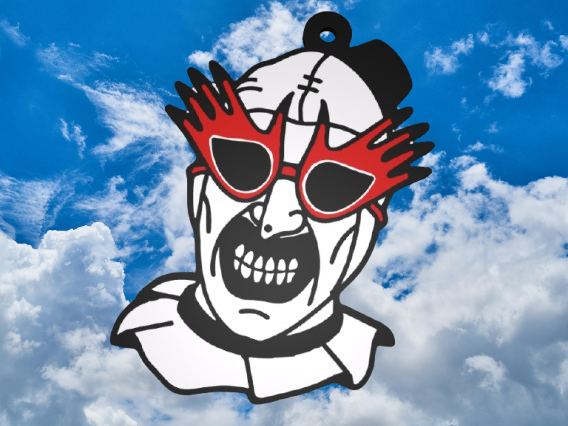 Art The Clown Keychain