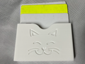 credit card holder with cat face