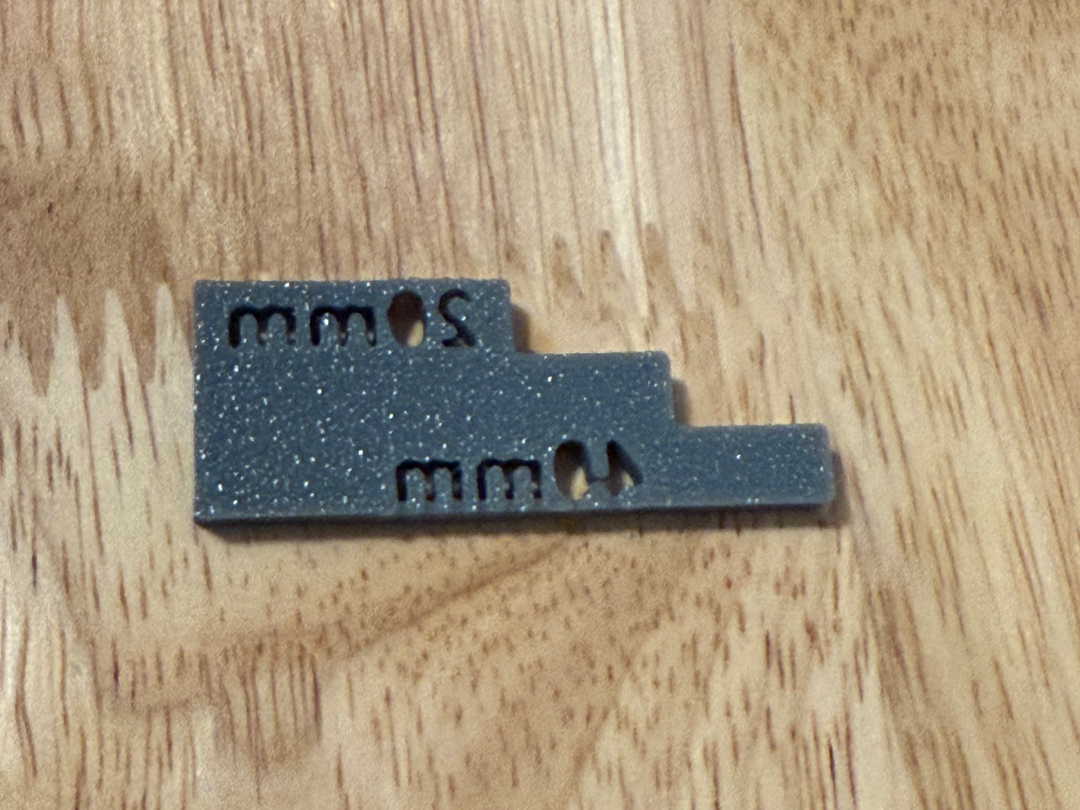 40mm bed scanner size calibration tool